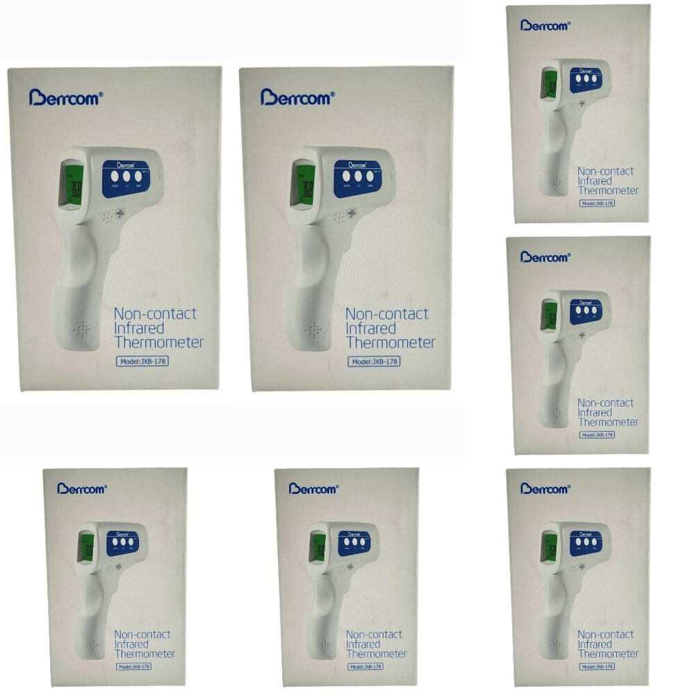 7x Berrcom Non-Contact Infrared Forehead Thermometer Model JXB-178